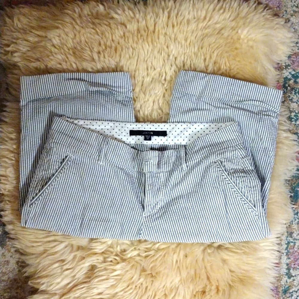 Joe's Jeans Seersucker Bermuda Shorts Size 28